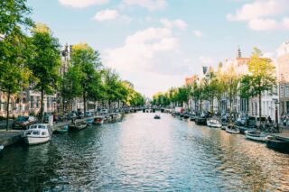 Boten in de Amsterdamse gracht